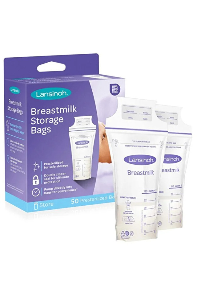 Anne Sutu Saklama Posetı 50 Adet